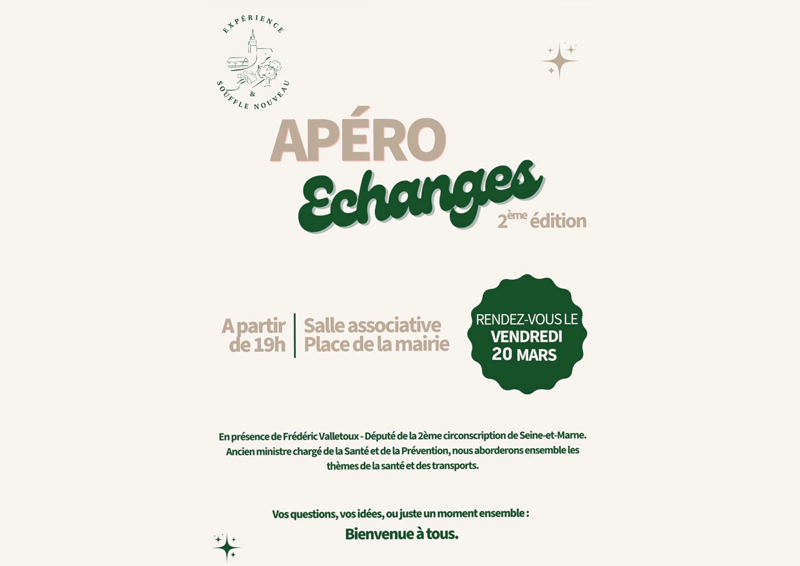 Soirée apéro échanges
